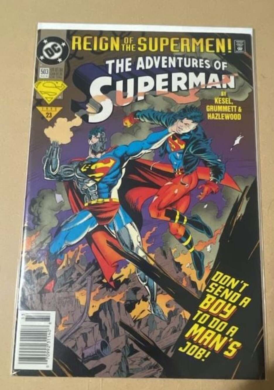 DC Comics The Adventures of Superman 503 Reign of the Supermen 1993